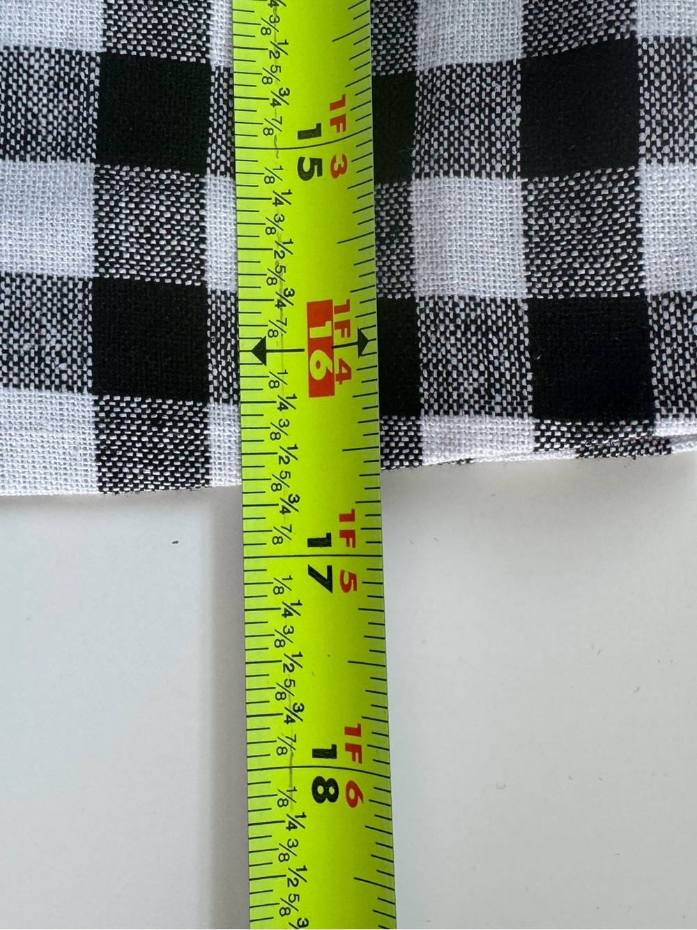 Express Black and White Gingham Button-Front Skirt - Picture 9 of 11